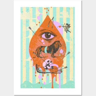 LION DRIP Posters and Art